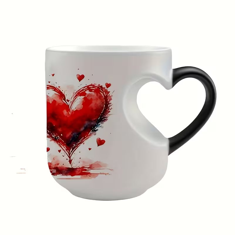 Kubek ZMIENIAJĄCY KOLOR POD WPŁYWEM TEMPERATURY - IDEALNY NA PREZENT